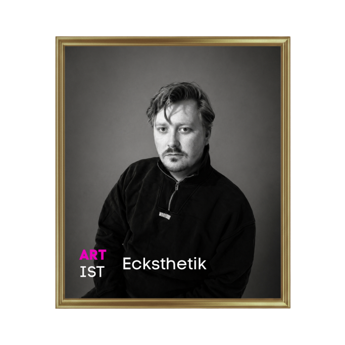 Porträt des Künstlers Ecksthetik im Elbtronika Kollektiv