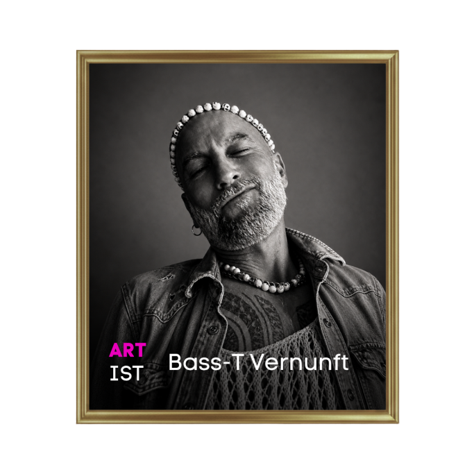 Porträt des Techno DJ und Künstler Bass-T Vernunft im Elbtronika Kollektiv
